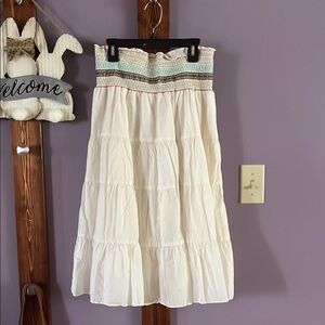 Boho Tiered lined Women's Skirt